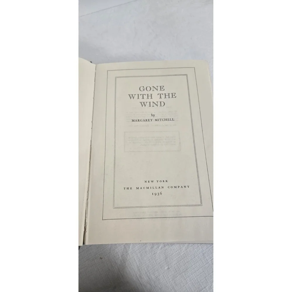 Gone with the Wind Margaret Mitchell 1964 HC Book Club Edition w Dust Jacket Vtg